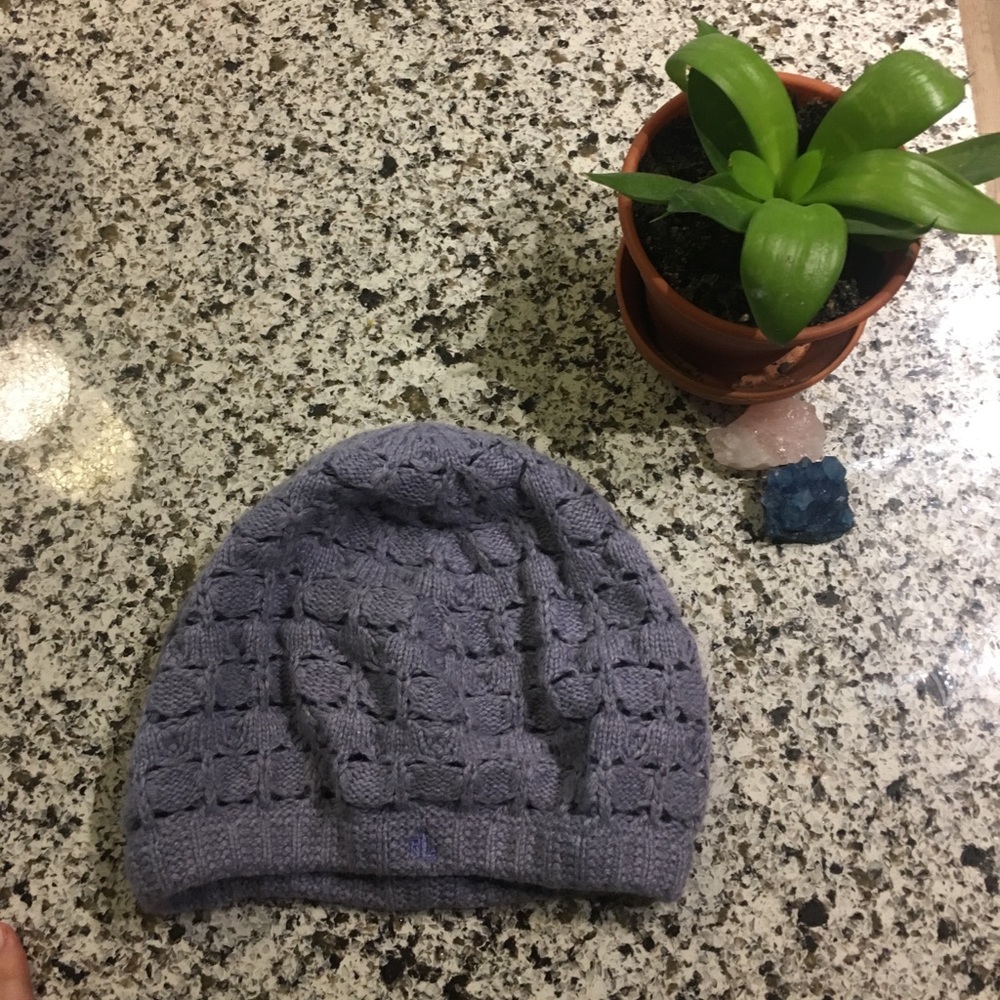Ralph Lauren Lavender Beenie